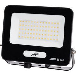 Adeleq Προβολέας LED 50W 230V 3000K Με Δυνατότητα Τοποθέτησης Ανιχνευτή Κίνησης IP65 Μαύρος 3-3650100