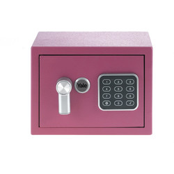 Yale YSV/170/DB2/P Freestanding Safe 3.8 Liters Steel Pink