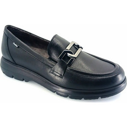 Fluchos GLADIS F1794 (μαύρο δέρμα) 502879 γυναικεία chunky moccasins