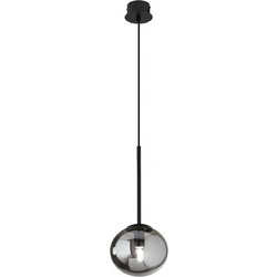 Ondaluce Jewel Κρεμαστό Φωτιστικό Οροφής Black SO.JEWEL/NERO O17cm