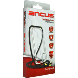 Ancus Crossbody Back Cover Transparent / Black (Samsung Galaxy S23 5G)