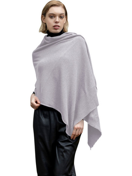 AGGEL W SCARVES - FW58102K-BEIGE GREY