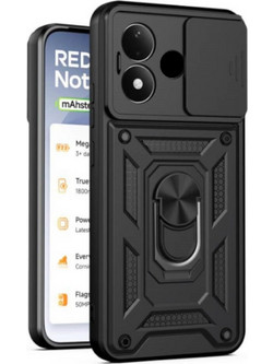 Bodycell Armor Slide Cover Case Black (Xiaomi Redmi Note 17 4G / 5G)