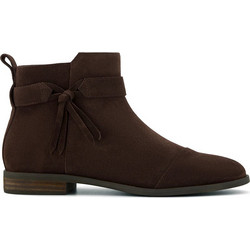 Toms Stacy Γυναικεία Μποτάκια Suede Καφέ 10023623