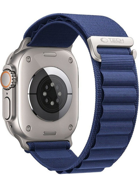 Tech-Protect Nylon Pro Λουράκι Υφασμάτινο Navy Blue (Apple Watch 42 / 44 / 45 / 49mm)