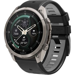 Tech-Protect Iconband Pro Λουράκι Σιλικόνης Black / Grey (Garmin Fenix 3HR / 5X / 5X Plus / 6X / 6X Pro)