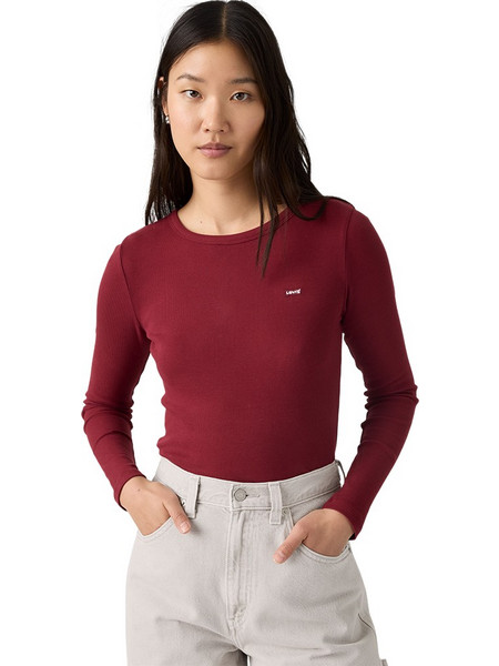 Levi's HAYES LS TEE REDS (001J40044 00Q7) Γυναικεία Collection FW26-27