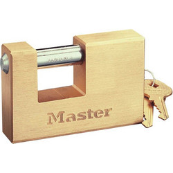 Master Lock 608EURD - Λουκέτο τάκος μπρούτζινος με ατσάλινο λαιμό 85mm