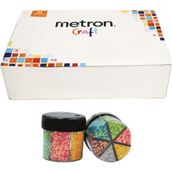 Αστεράκια Metron Craft 3mm Pastel 6 Χρώματα 60gr