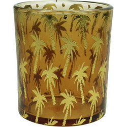 ZAROS ΚΗΡΟΠΗΓΙΟ PALM TREES ΓΥΑΛΙΝΟ ΜΕΛΙ 8,8X8,8X10 ΚΩΔΙΚΟΣ: XET-3389