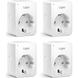 TP-LINK smart αντάπτορας ρεύματος TAPO-P100, Wi-Fi, ΒΤ, 4τμχ, Ver. 1.0