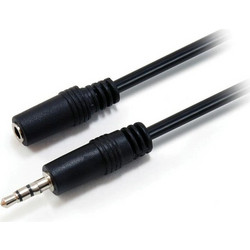 Equip Καλώδιο Ήχου 3.5mm male - 3.5mm female Μαύρο 2.5m 14708207