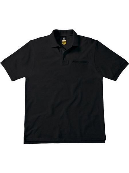 Workwear Blended Pocket Polo B & C Energy Pro Black