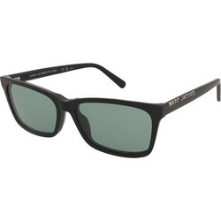 Marc Jacobs MARC933/S 7ZJ/QT Ανδρικά Γυαλιά Ηλίου Τετράγωνα Κοκάλινα Μαύρα με Πράσινο Φακό