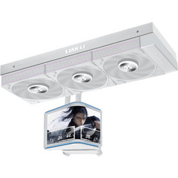 Lian Li HydroShift II OLED Curved 360P28 - 360mm AIO Water Cooling - 6.67" 2Κ Display - White