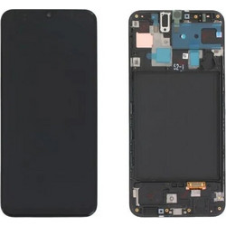 Αυθεντική Οθόνη Samsung A30 A305 Black (Samsung Service Pack GH82-19725A)