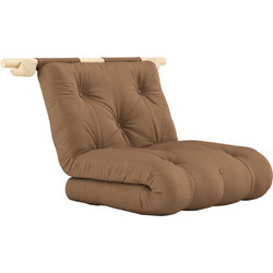 HOOKED Πολυθρόνα-Κρεβάτι με στρώμα Futon - Karup - 755 Mocca