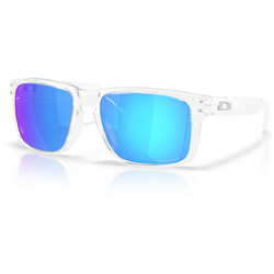 Oakley OO417 07 Ανδρικά Γυαλιά Ηλίου Τετράγωνα Κοκάλινα Λευκά με Μπλε Polarized Καθρέπτη Φακό