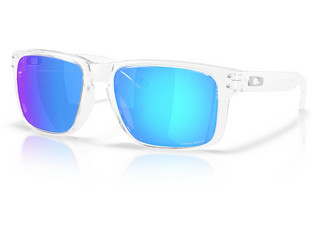 Oakley OO417 07 Ανδρικά Γυαλιά Ηλίου Τετράγωνα Κοκάλινα Λευκά με Μπλε Polarized Καθρέπτη Φακό