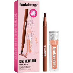 Kiss Me Lip Duo Warm Peach - Σετ χειλιών -KISS ME LIP DUO WARM BROWN 2026