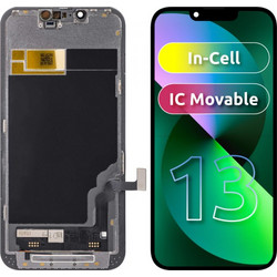 JK Οθόνη LCD In-Cell IC για Apple iPhone 13, Μαύρη