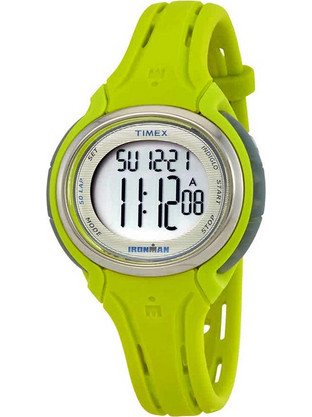 Timex Ironman Ψηφιακό Γυναικείο Ρολόι Χρονογράφος με Λαχανί Καουτσούκ Λουράκι TW5K97700