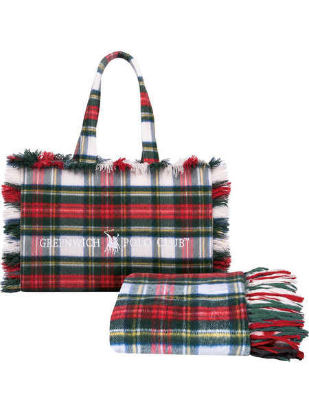 GREENWICH POLO CLUB ΡΙΧΤΑΡΙ 130X170 ΜΕ ΤΣΑΝΤΑ ΜΙΚΡΗ ESSENTIAL 2534 GREEN