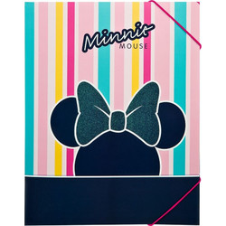 Minnie Mouse Φάκελος Σημειώσεων Α4 Ριγέ