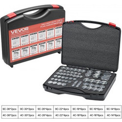VEVOR 64 PCS DIN Hydraulic Fittings BSPP