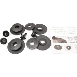 Λαστιχένια πατάκια HONDA CR-V III (2007-2012) - τύπου σκαφάκι - 3τμχ. Rezaw Plast