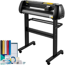 VEVOR Μηχανή Κοπής Βινυλίου, Plotter Κοπής 28 ιντσών, Ρυθμιζόμενη Ταχύτητα και Πίεση, Κιτ DIY Μηχανής Κοπής για Επιγραφές, Πανό, Αυτοκόλλητα με Βάση Δαπέδου, Λογισμικό SignMaster, Εργαλεία για Windows