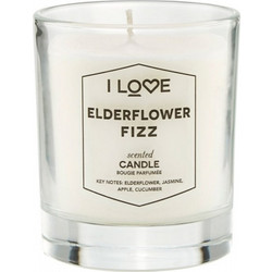 I Love, Elderflower Fizz, Βατόμουρο, Αρωματικό κερί, 160 γ