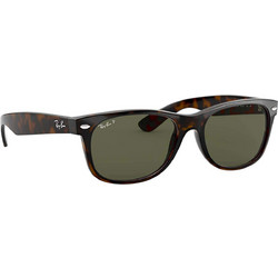 Ray-Ban RB2132 902/58 Ανδρικά Γυαλιά Ηλίου Τετράγωνα Κοκάλινα Ταρταρούγα με Πράσινο Polarized Φακό