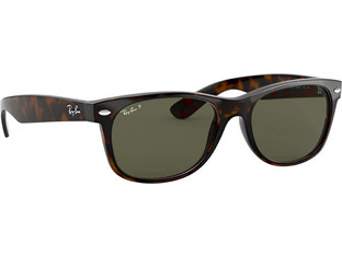 Ray-Ban RB2132 902/58 Ανδρικά Γυαλιά Ηλίου Τετράγωνα Κοκάλινα Ταρταρούγα με Πράσινο Polarized Φακό